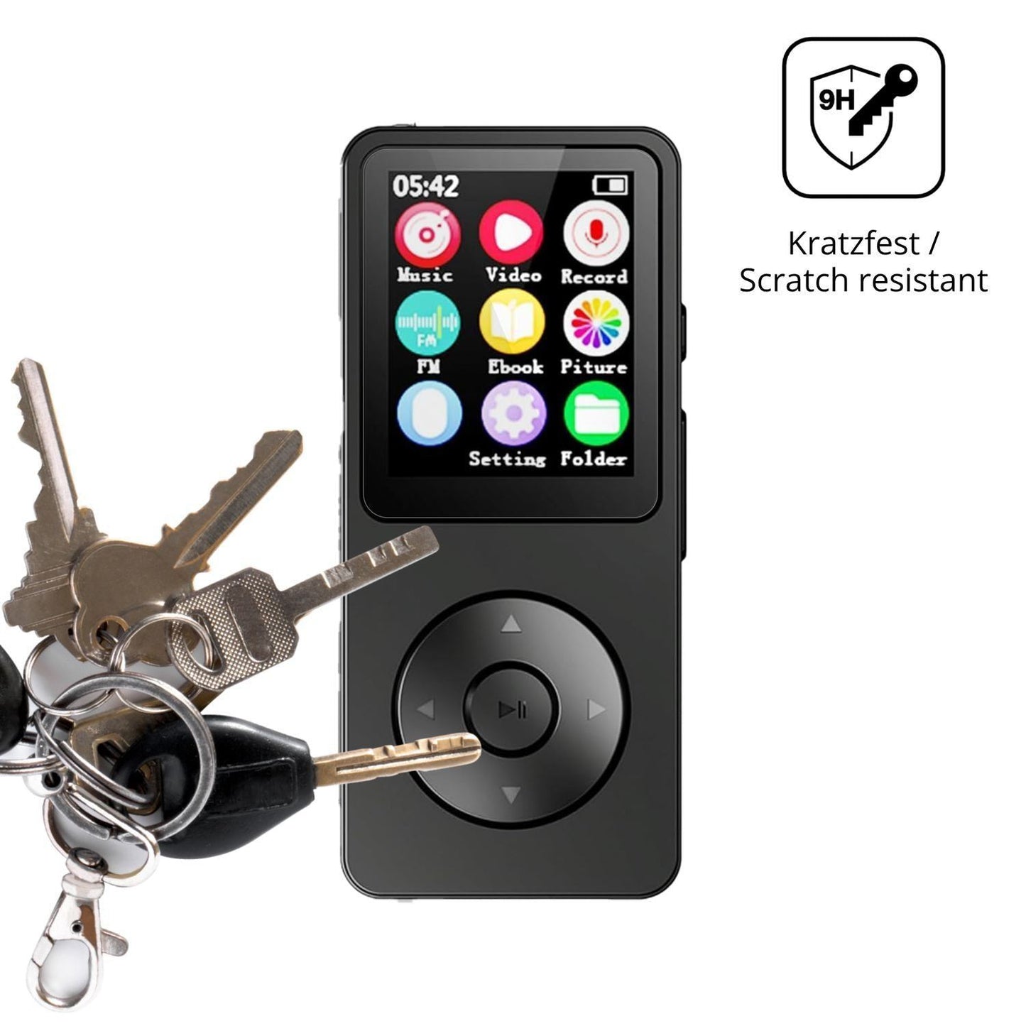 2x 9H Schutzfolie für LICAEVEY MP3-Player Panzerfo (3)