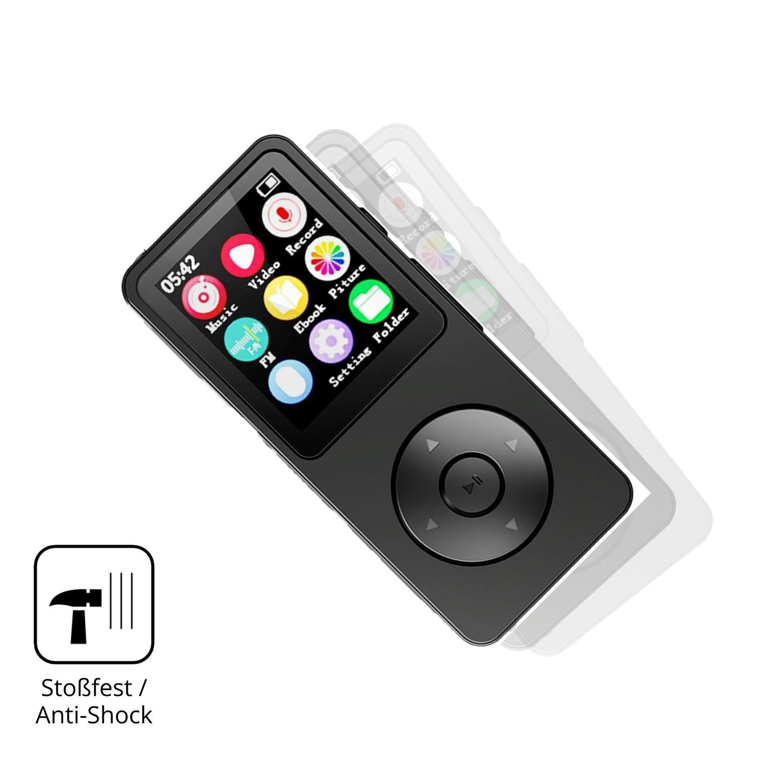 2x 9H Schutzfolie für LICAEVEY MP3-Player Panzerfo (4)