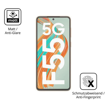 4x Schutzfolie matt für Samsung Galaxy F55 Display (5)
