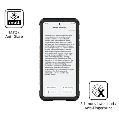 4x Schutzfolie matt für Ulefone RugOne Xever 7 Dis (5)