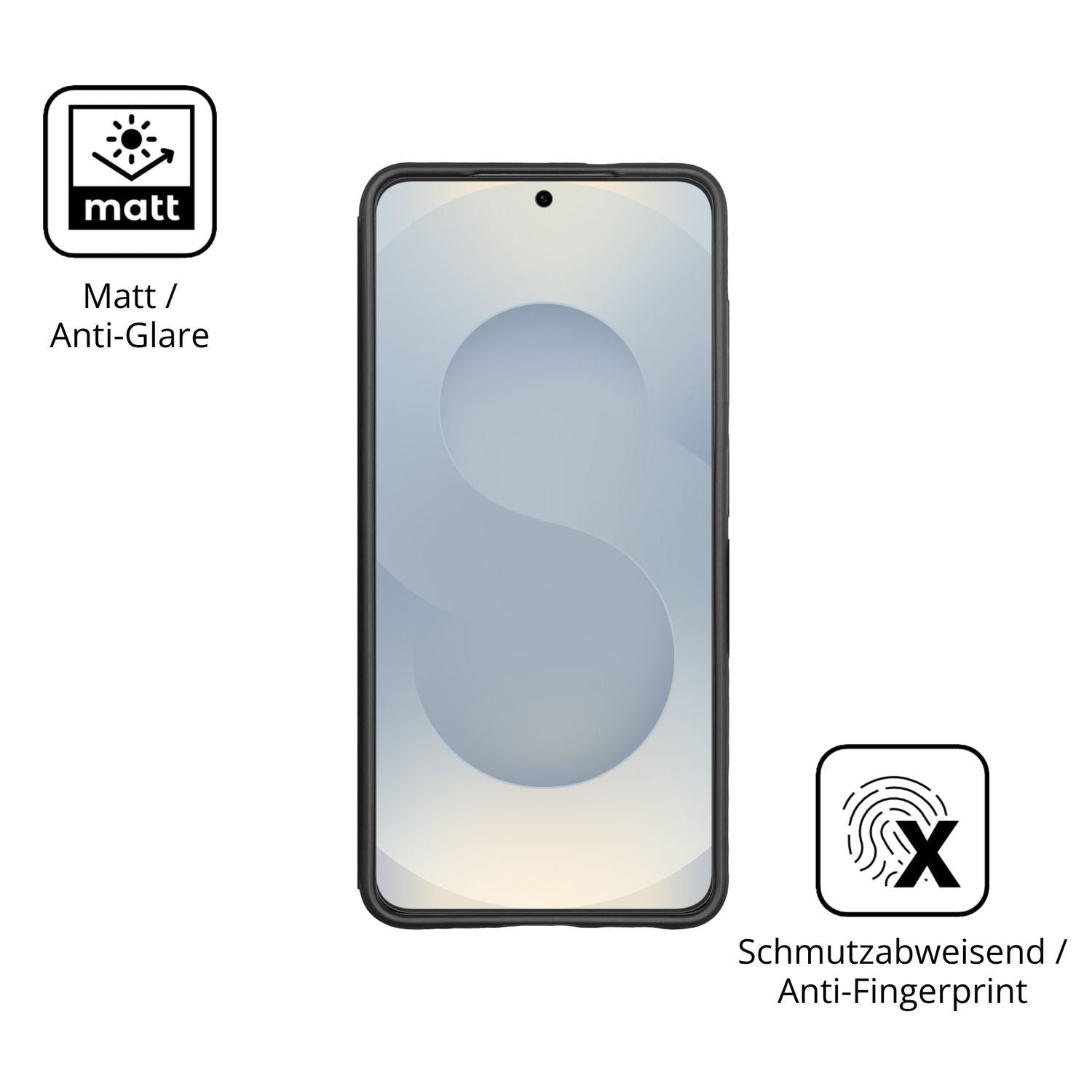 4x Schutzfolie matt für Samsung Galaxy S26 Plus Ca (5)