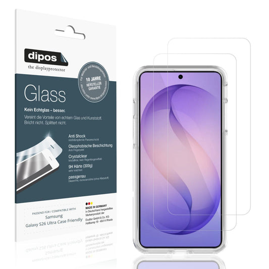 2x 9H Schutzfolie für Samsung Galaxy S26 Ultra Cas (1)