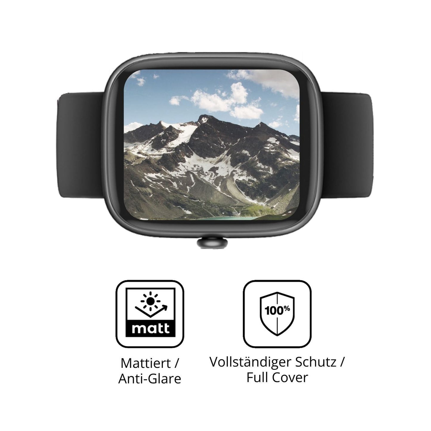 2x Full Cover Schutzfolie matt für lukg IDW29 1.83 (5)