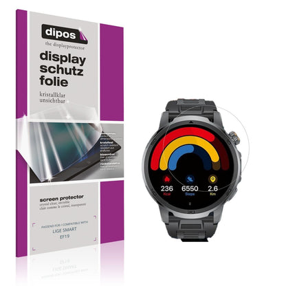 6x Schutzfolie klar für LIGE SMART EF19 Display-Sc (1)