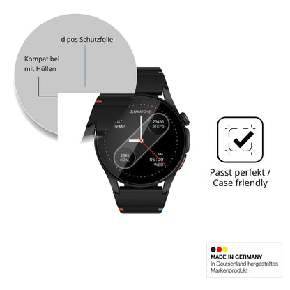 6x Schutzfolie klar für Zenwatch Zenara Display-Sc (6)