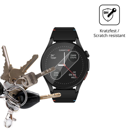 2x 9H Schutzfolie matt für Zenwatch Zenara Panzerf (3)