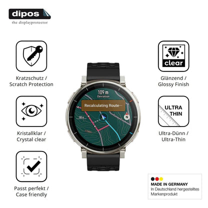 6x Schutzfolie klar für Amazfit Active 3 Premium D (7)