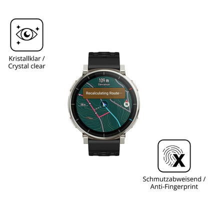 2x 9H Schutzfolie für Amazfit Active 3 Premium Pan (5)