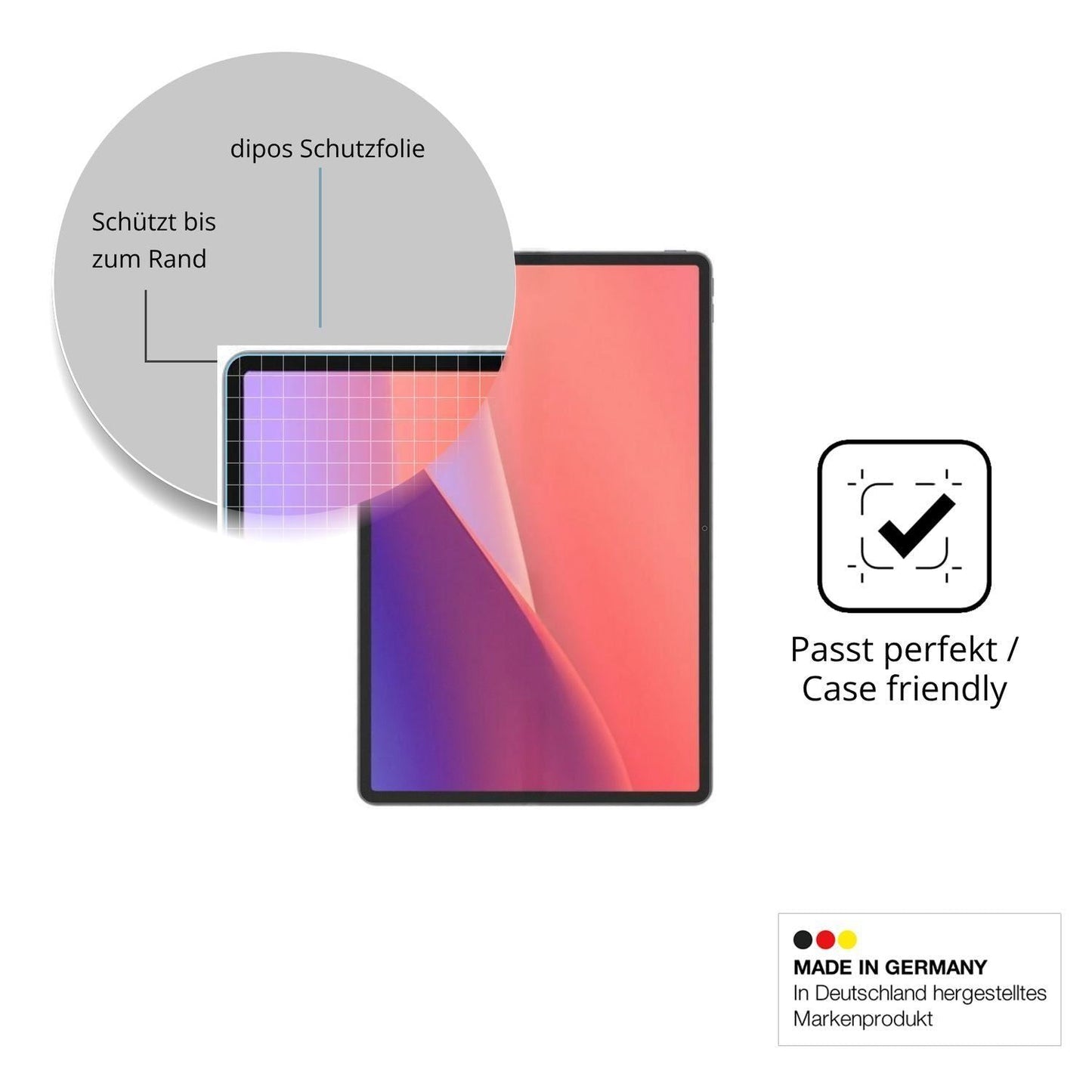 2x 9H Schutzfolie matt für Lenovo Xiaoxin Pad Pro  (6)
