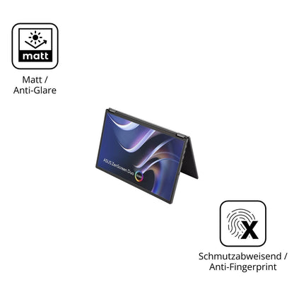 2x Schutzfolie matt für Asus ZenScreen Duo OLED MQ (5)