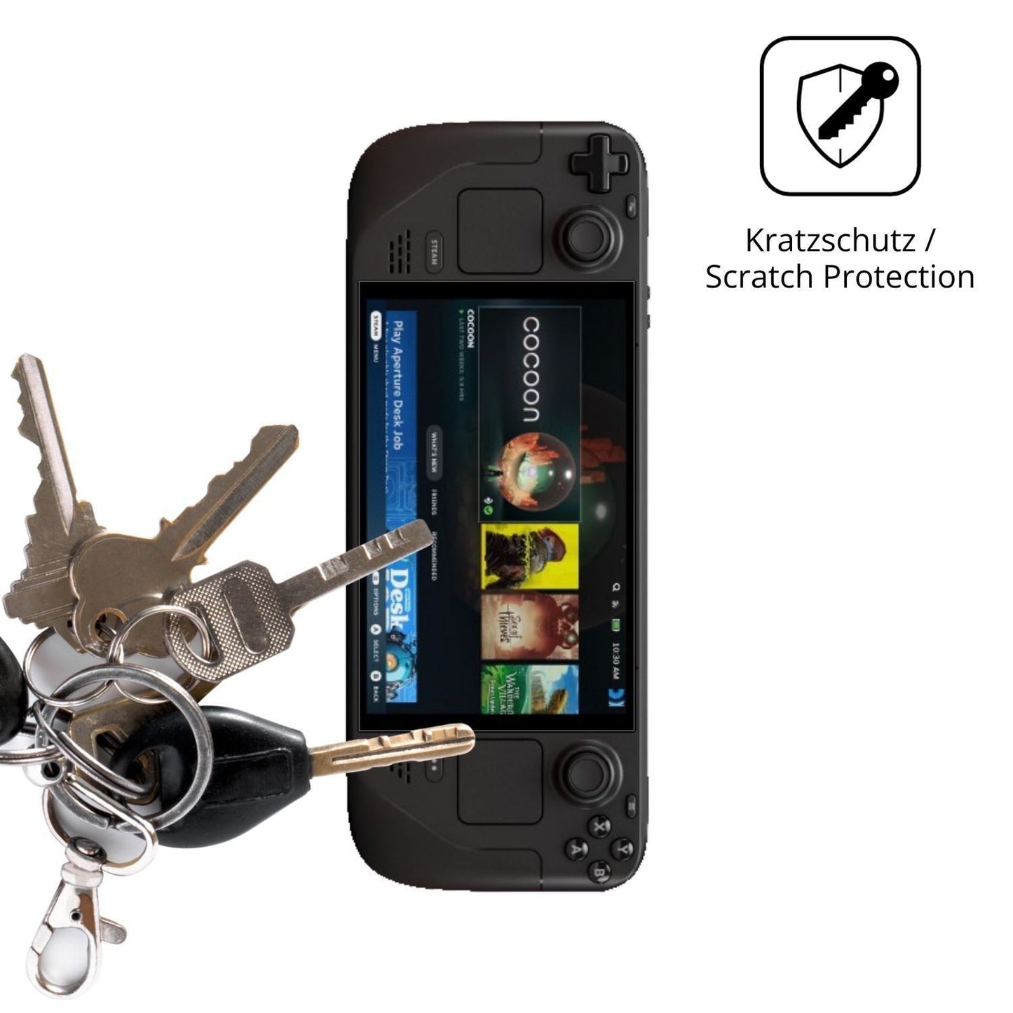 2x Schutzfolie klar für Velvet Steam Deck OLED Dis (4)