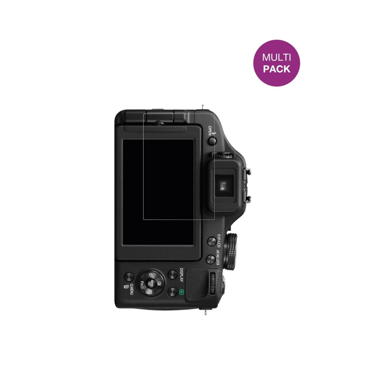 4x Schutzfolie klar für Panasonic Lumix DMC-FZ150  (2)