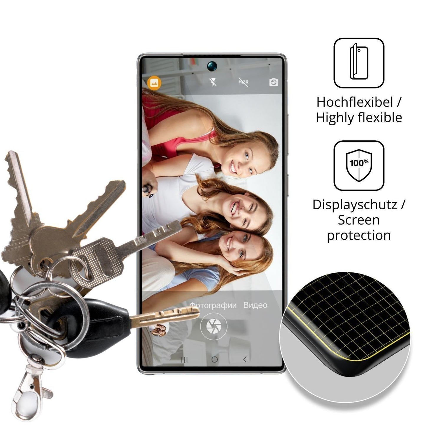 2x 3D Full Cover Schutzfolie für LatsYrs S25 Mini (3)