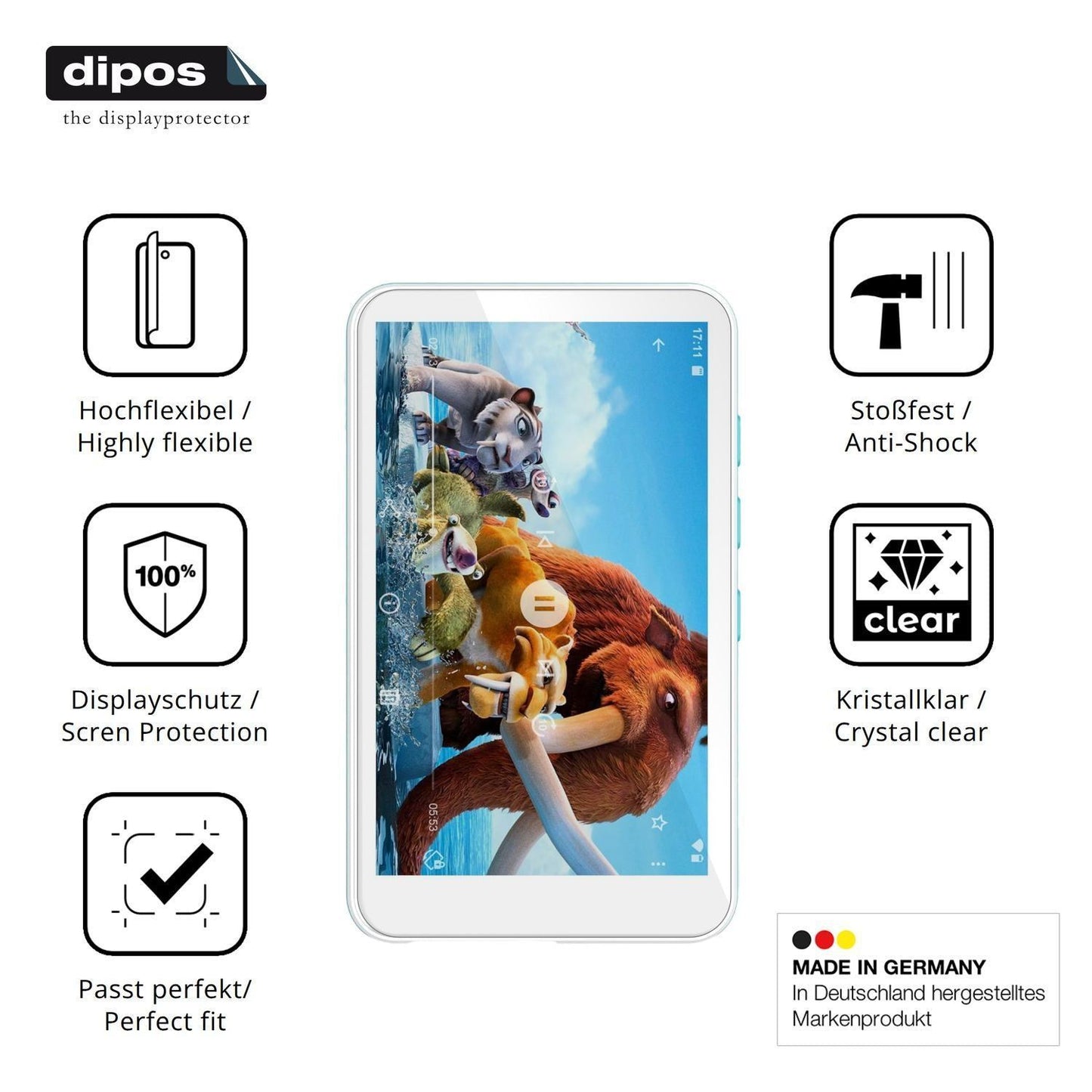 2x 3D Full Cover Schutzfolie für SWOFY D08 MP3-Pla (7)