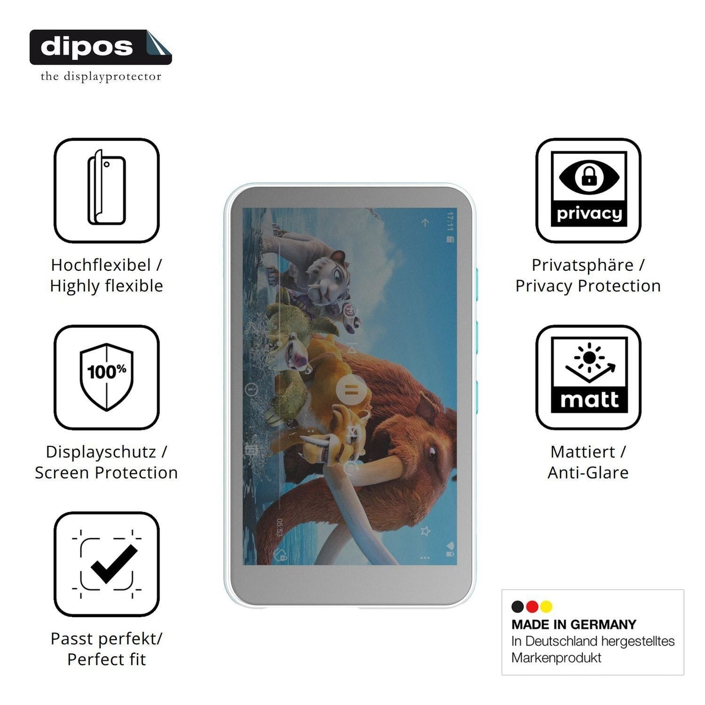 Full Cover Privacy Blickschutzfolie für SWOFY D08  (5)