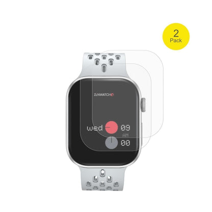 2x Full Cover Schutzfolie matt für Zenwatch Pulse  (2)