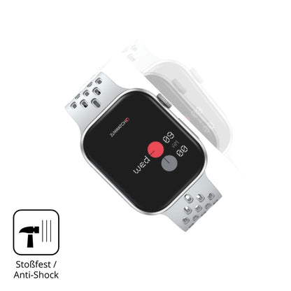 2x Full Cover Schutzfolie matt für Zenwatch Pulse  (4)