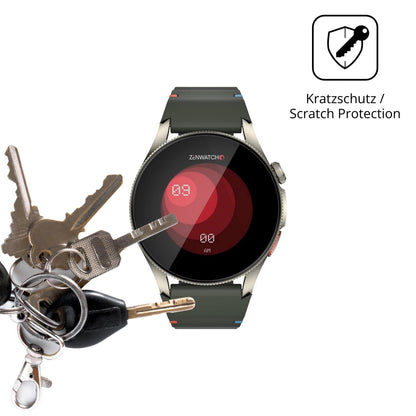6x Schutzfolie klar für Zenwatch Zenara Titanium D (4)
