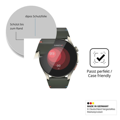 2x 9H Schutzfolie matt für Zenwatch Zenara Titaniu (6)