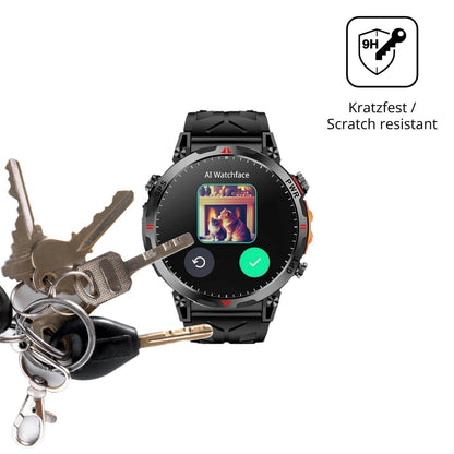 2x 9H Schutzfolie für Mingdaln 1.56 Zoll Smartwatc (3)