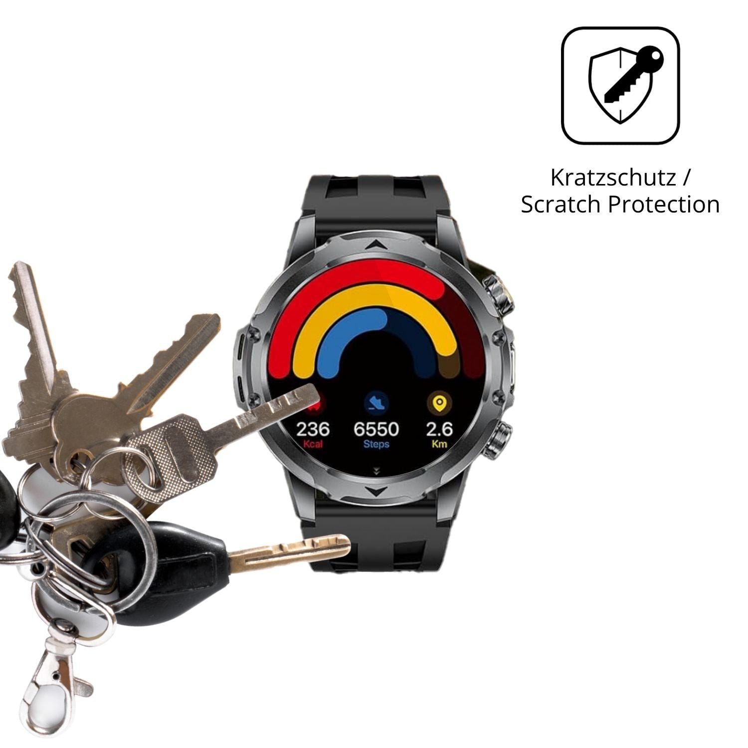6x Schutzfolie klar für LIGE SMART EF23 1.53 Displ (4)