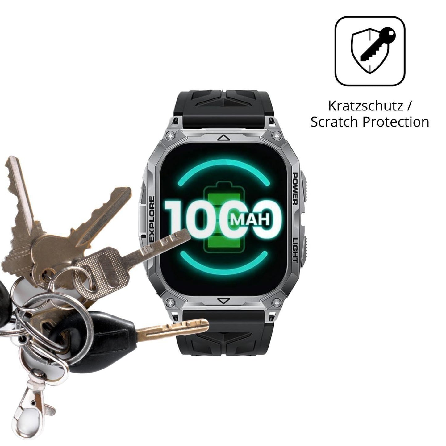 6x Schutzfolie klar für FITFLEX TX13 Display-Schut (4)