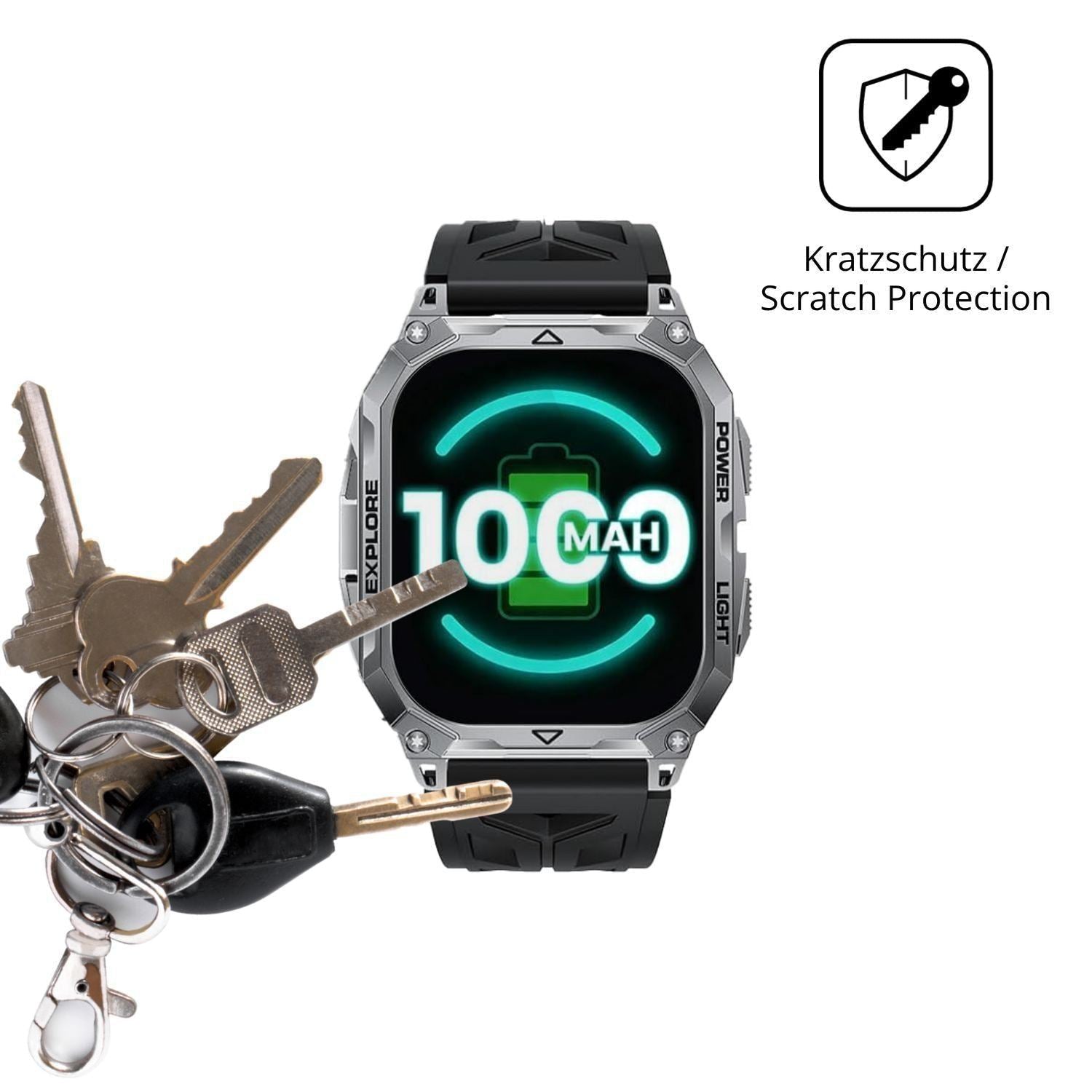 6x Schutzfolie klar für FITFLEX TX13 Display-Schut (4)
