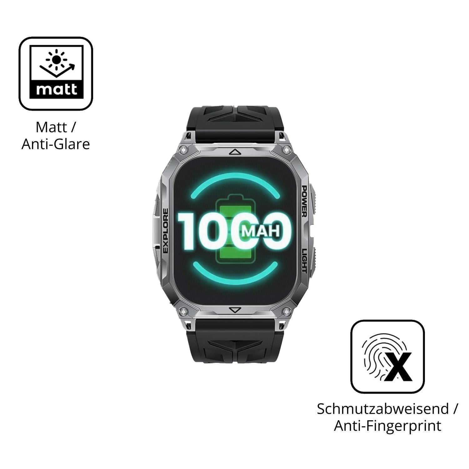 6x Schutzfolie matt für FITFLEX TX13 Display-Schut (5)