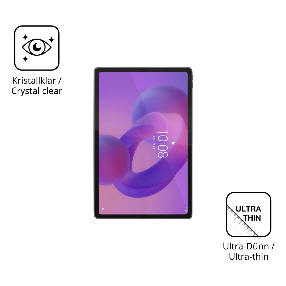 2x Schutzfolie klar für Lenovo Idea Tab Plus TB361 (5)