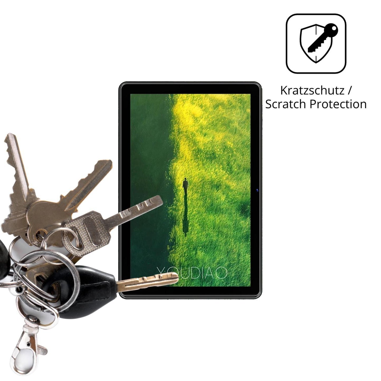 2x Schutzfolie klar für Raemond K50 Display-Schutz (4)