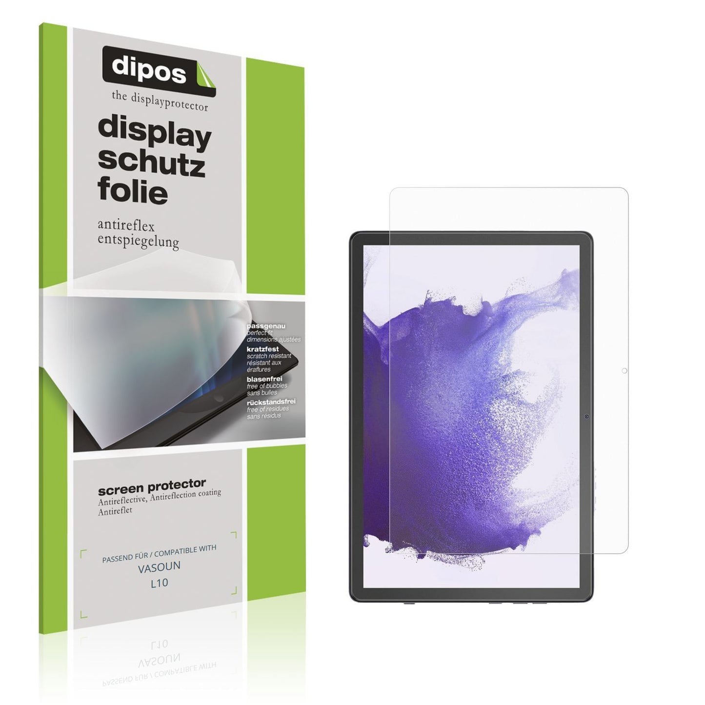 2x Schutzfolie matt für VASOUN L10 Display-Schutzf (1)