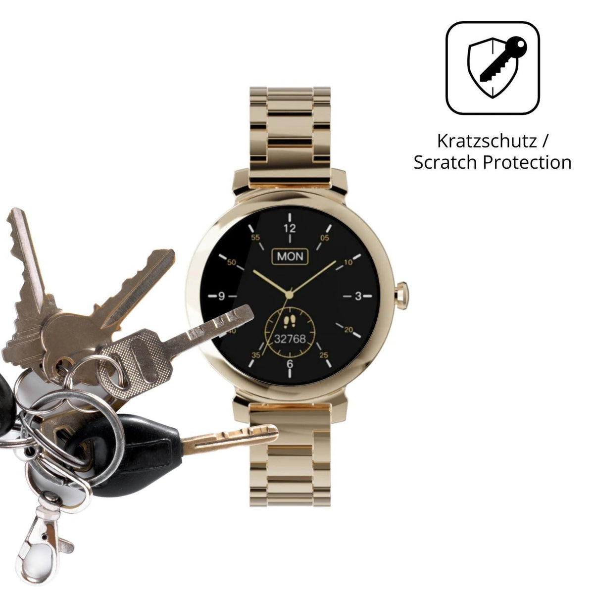 6x Schutzfolie klar für Zenwatch Lily Display-Schu (4)