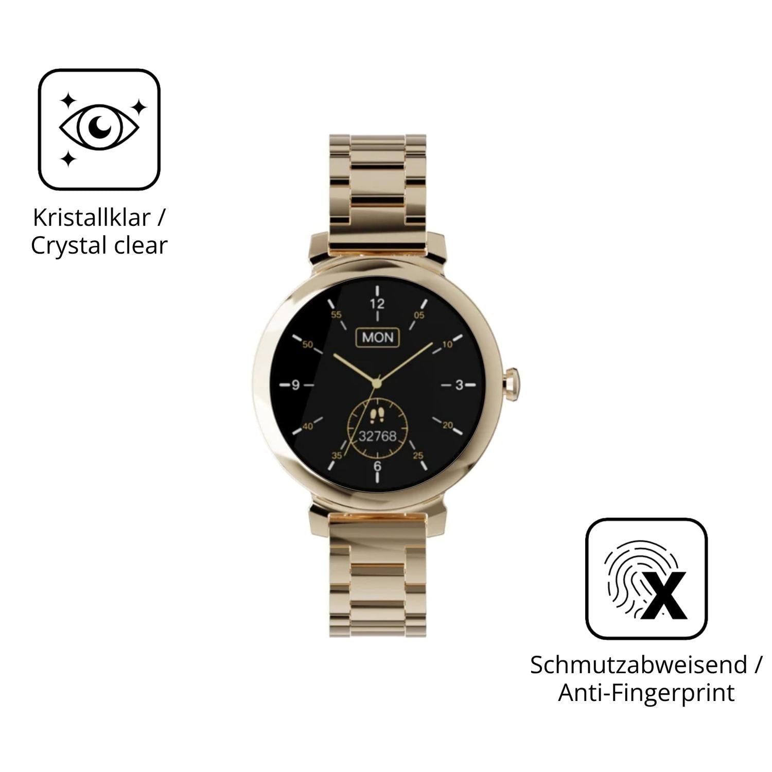 2x 9H Schutzfolie für Zenwatch Lily Panzerfolie (5)