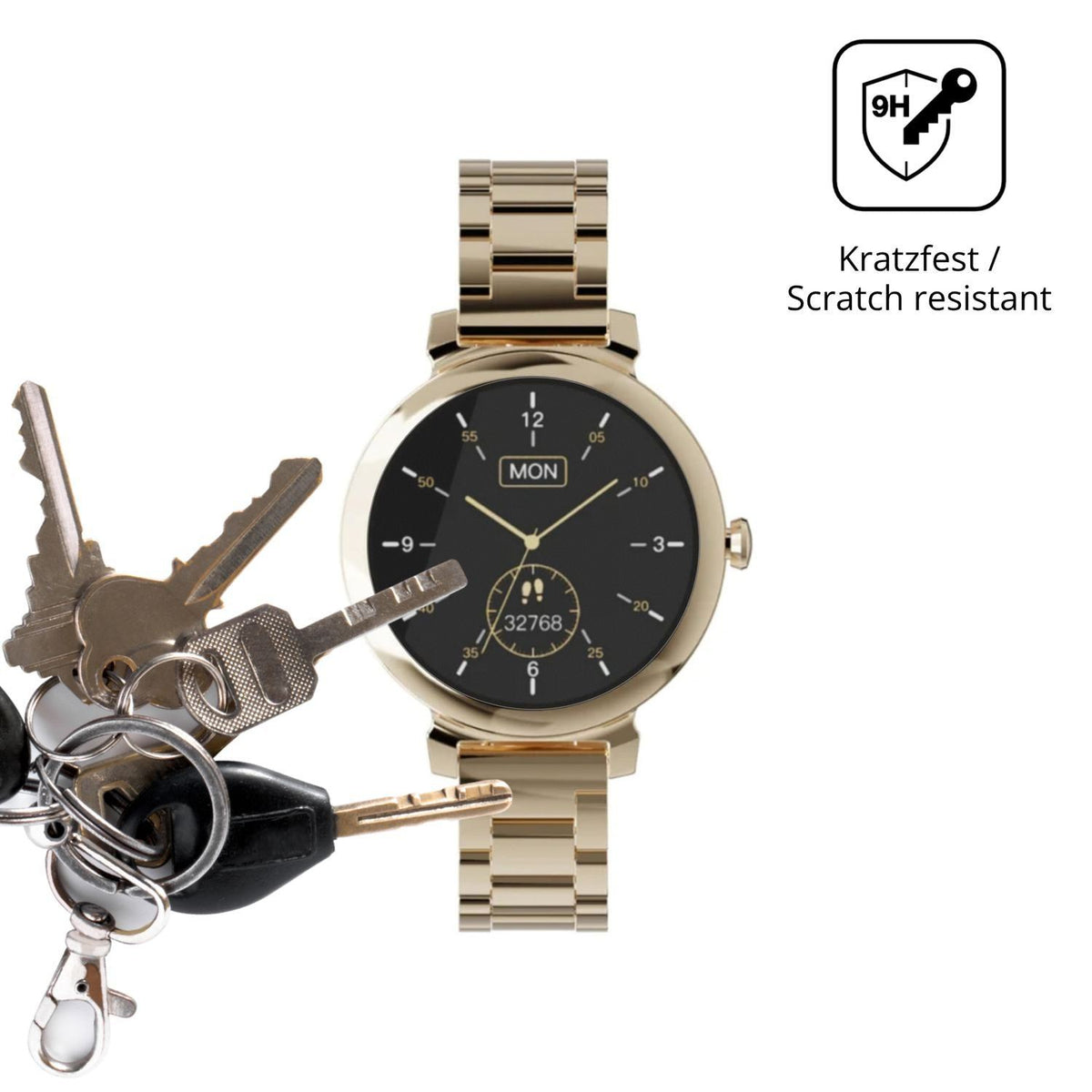 2x 9H Schutzfolie matt für Zenwatch Lily Panzerfol (3)
