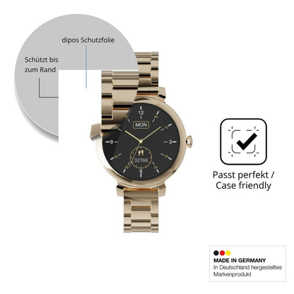 2x 9H Schutzfolie matt für Zenwatch Lily Panzerfol (6)