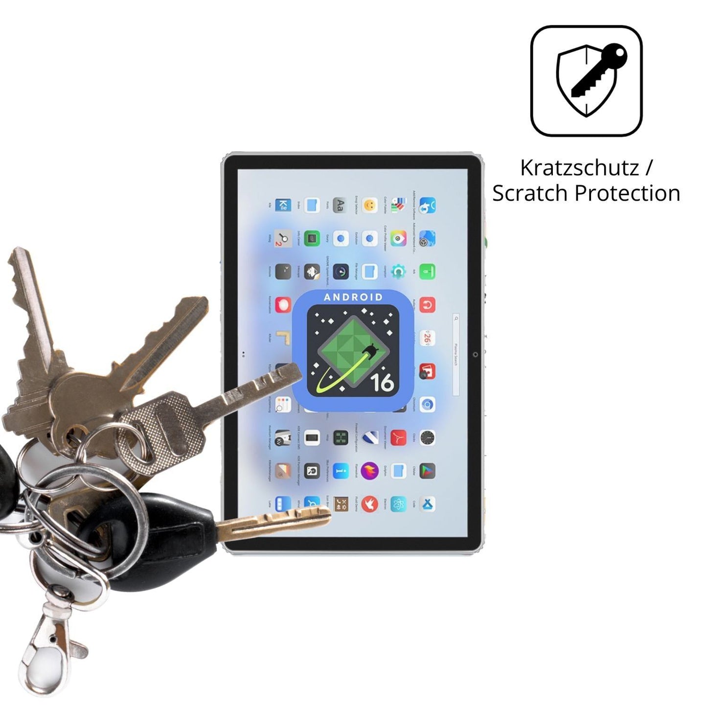 2x Schutzfolie matt für LORDWIT L11 Display-Schutz (4)