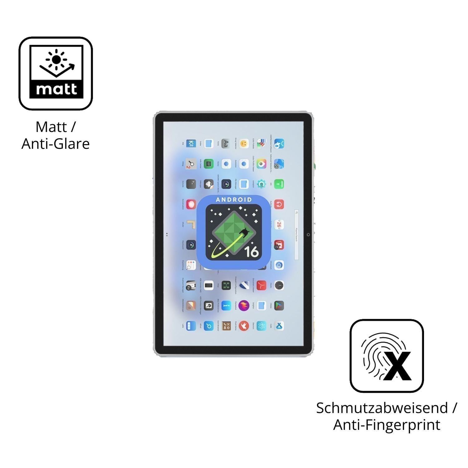 2x Schutzfolie matt für LORDWIT L11 Display-Schutz (5)