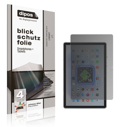 Blickschutzfolie für LORDWIT L11 matt Schutzfolie  (1)