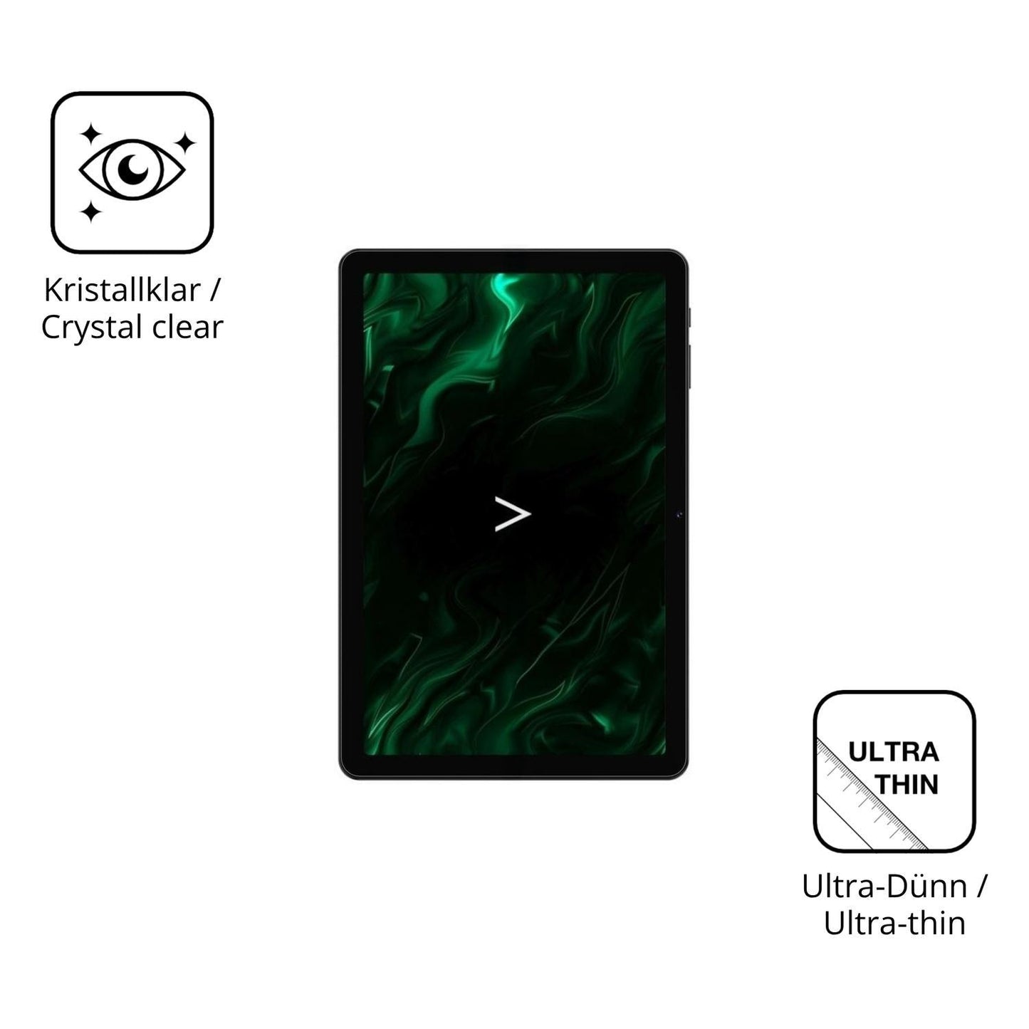 2x Schutzfolie klar für Digma Pro Zoom Display-Sch (5)