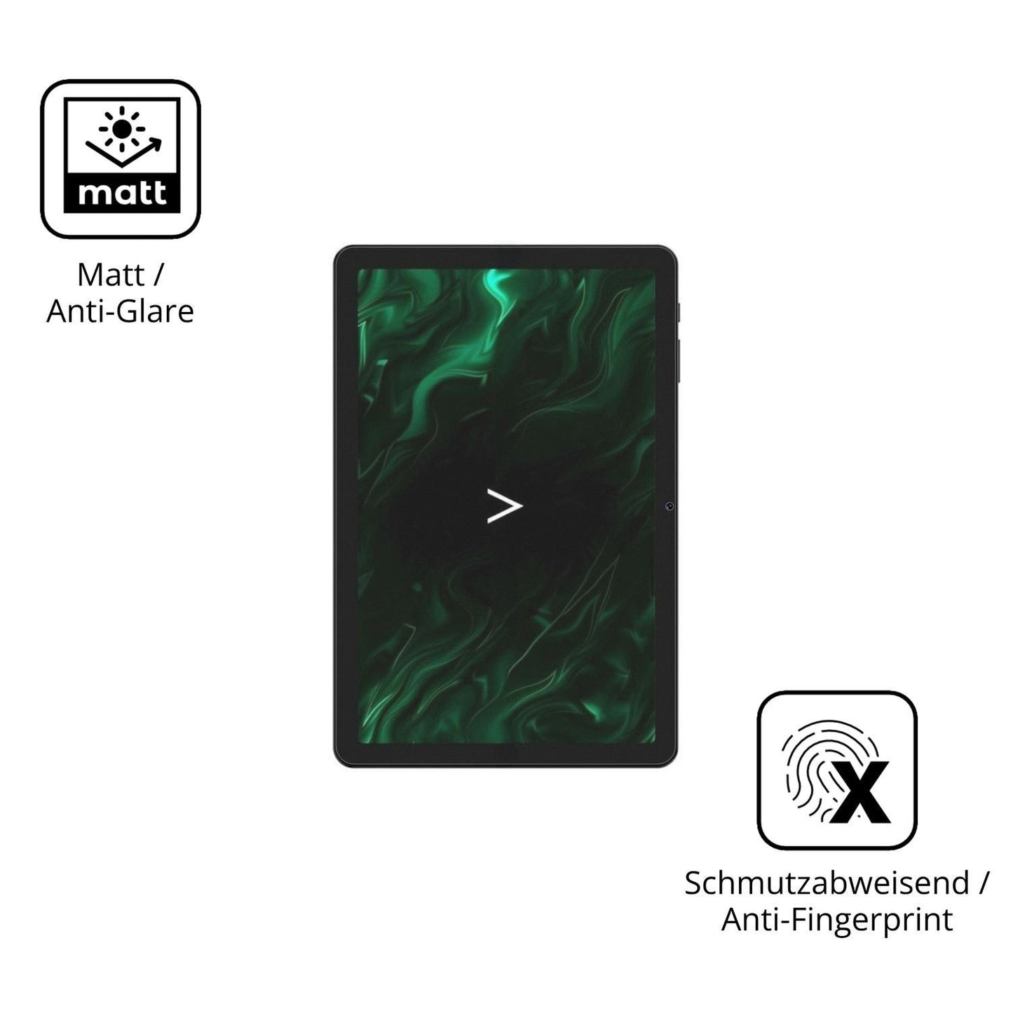 2x Schutzfolie matt für Digma Pro Zoom Display-Sch (5)