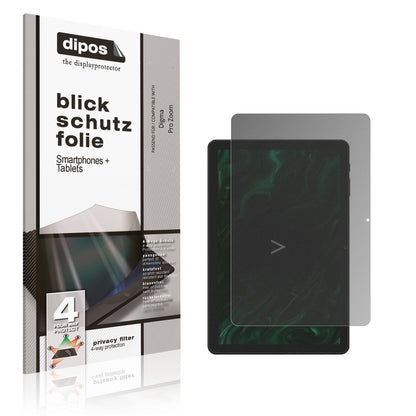 Blickschutzfolie für Digma Pro Zoom matt Schutzfol (1)