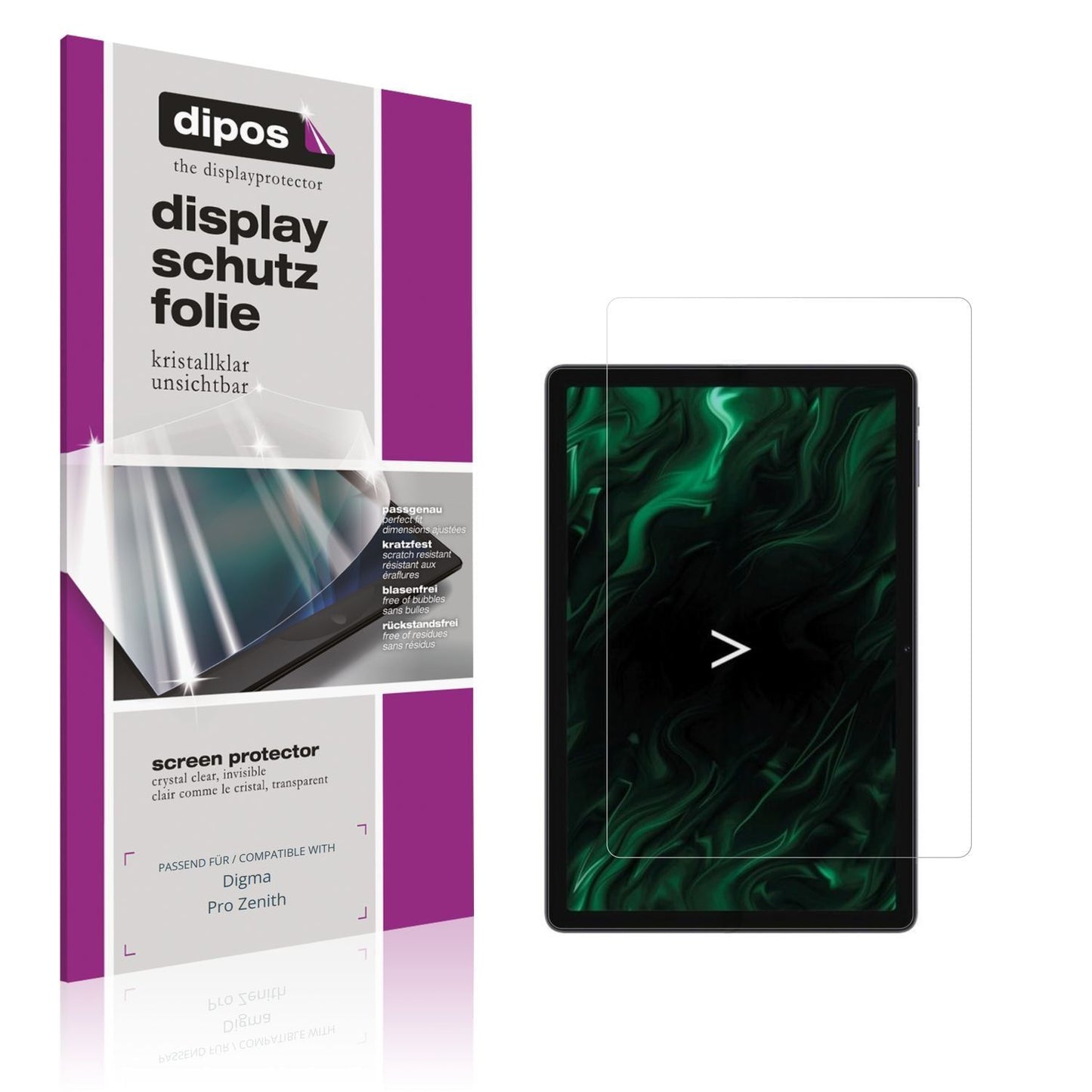 2x Schutzfolie klar für Digma Pro Zenith Display-S (1)