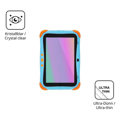 2x Schutzfolie klar für Digma Kids A8 Display-Schu (5)