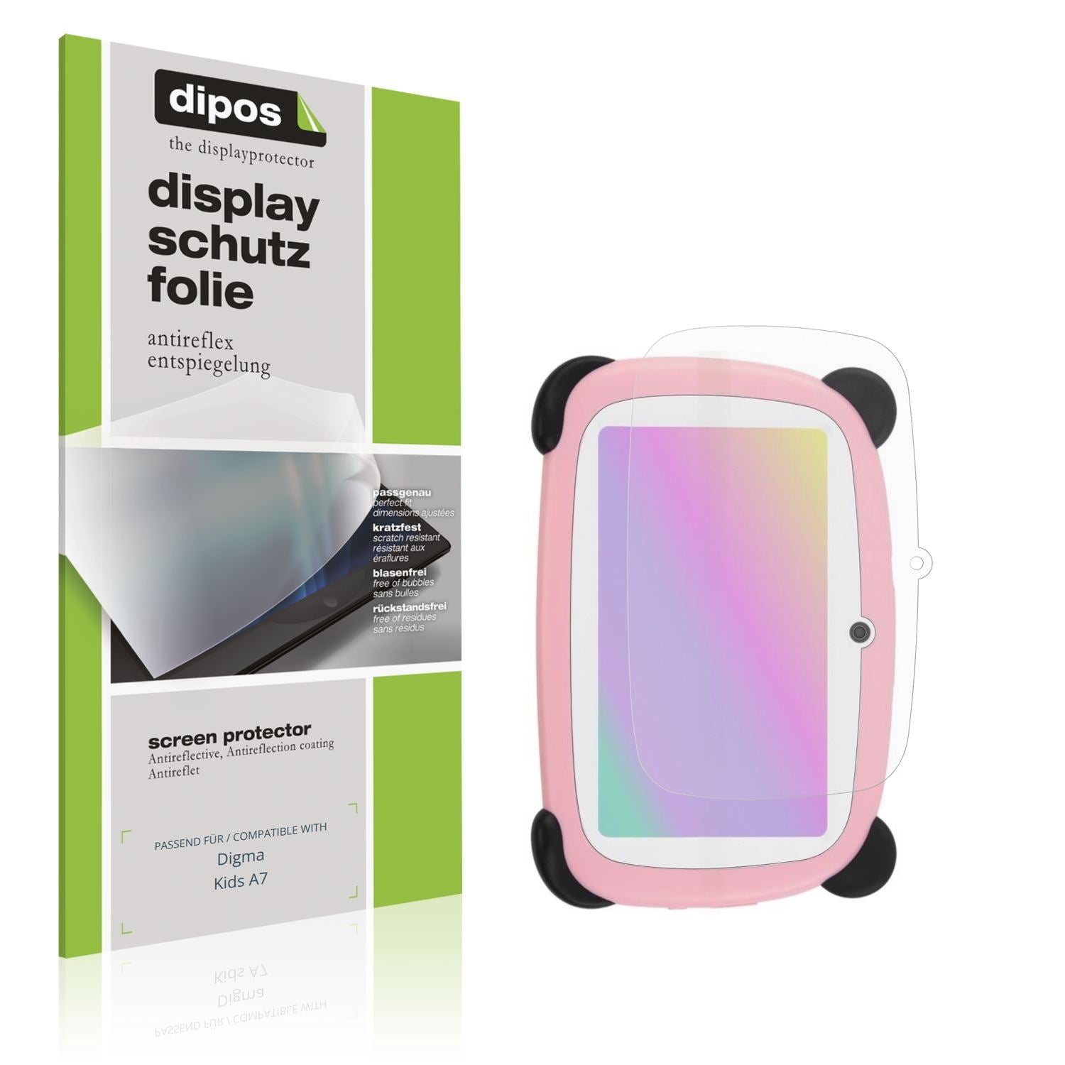 2x Schutzfolie matt für Digma Kids A7 Display-Schu (1)