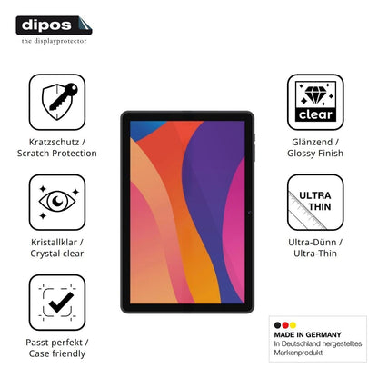 2x Schutzfolie klar für Digma K10 Display-Schutzfo (7)
