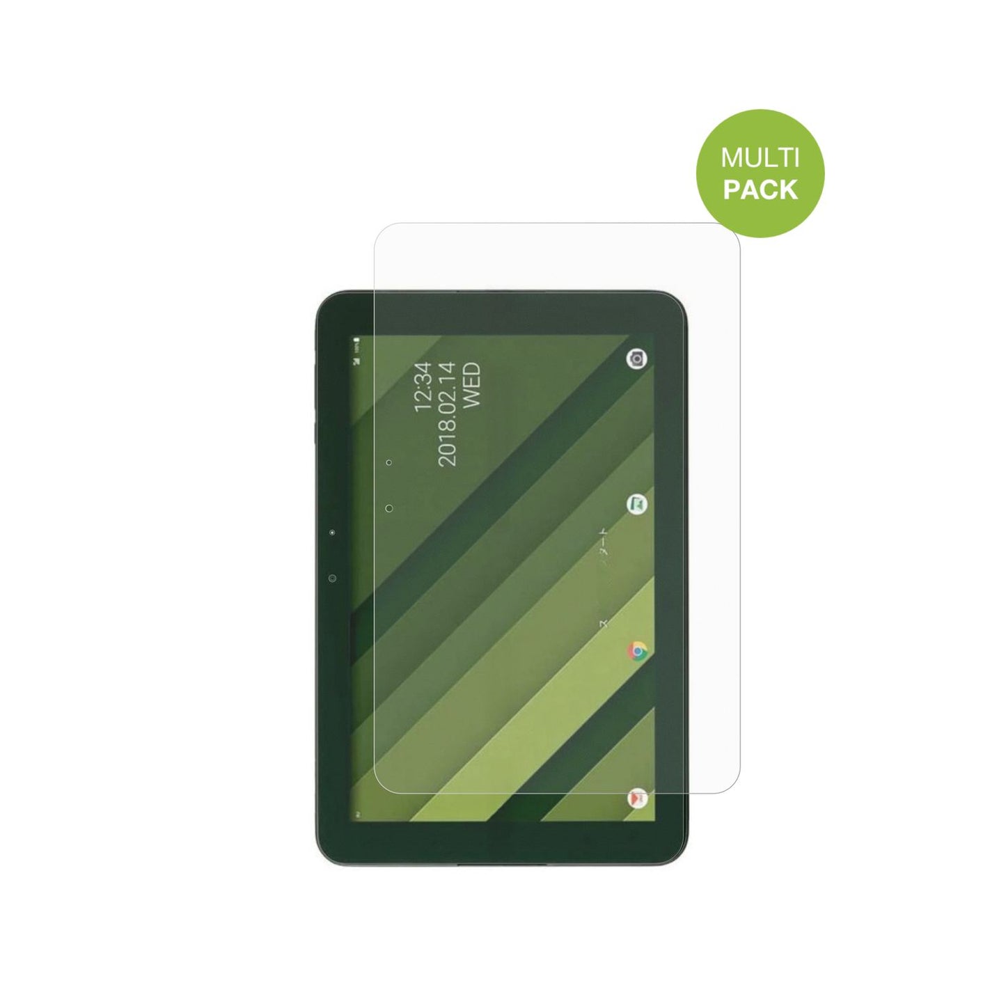 2x Schutzfolie matt für Kyocera Qua tab QZ10 Displ (2)