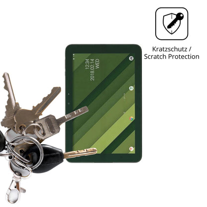 2x Schutzfolie matt für Kyocera Qua tab QZ10 Displ (4)