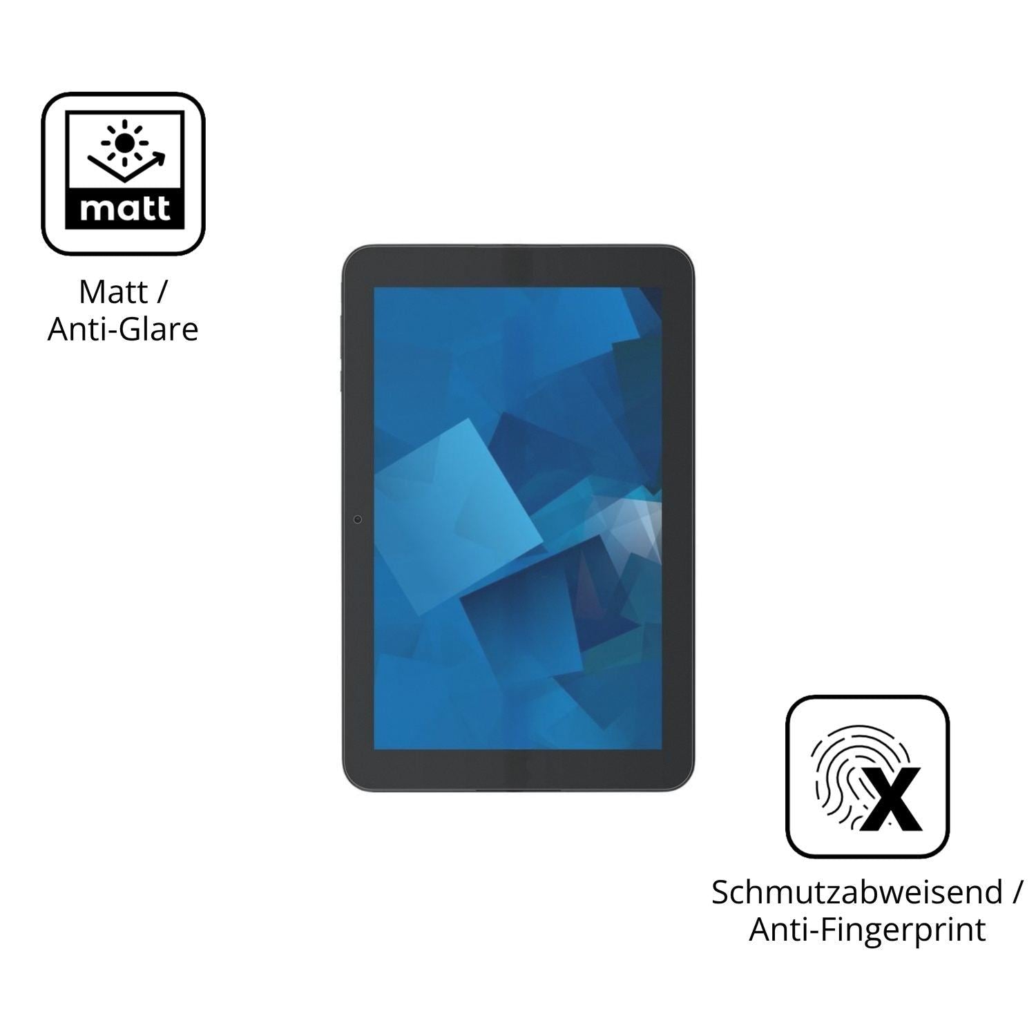 2x 9H Schutzfolie matt für Kyocera DuraSlate Panze (5)