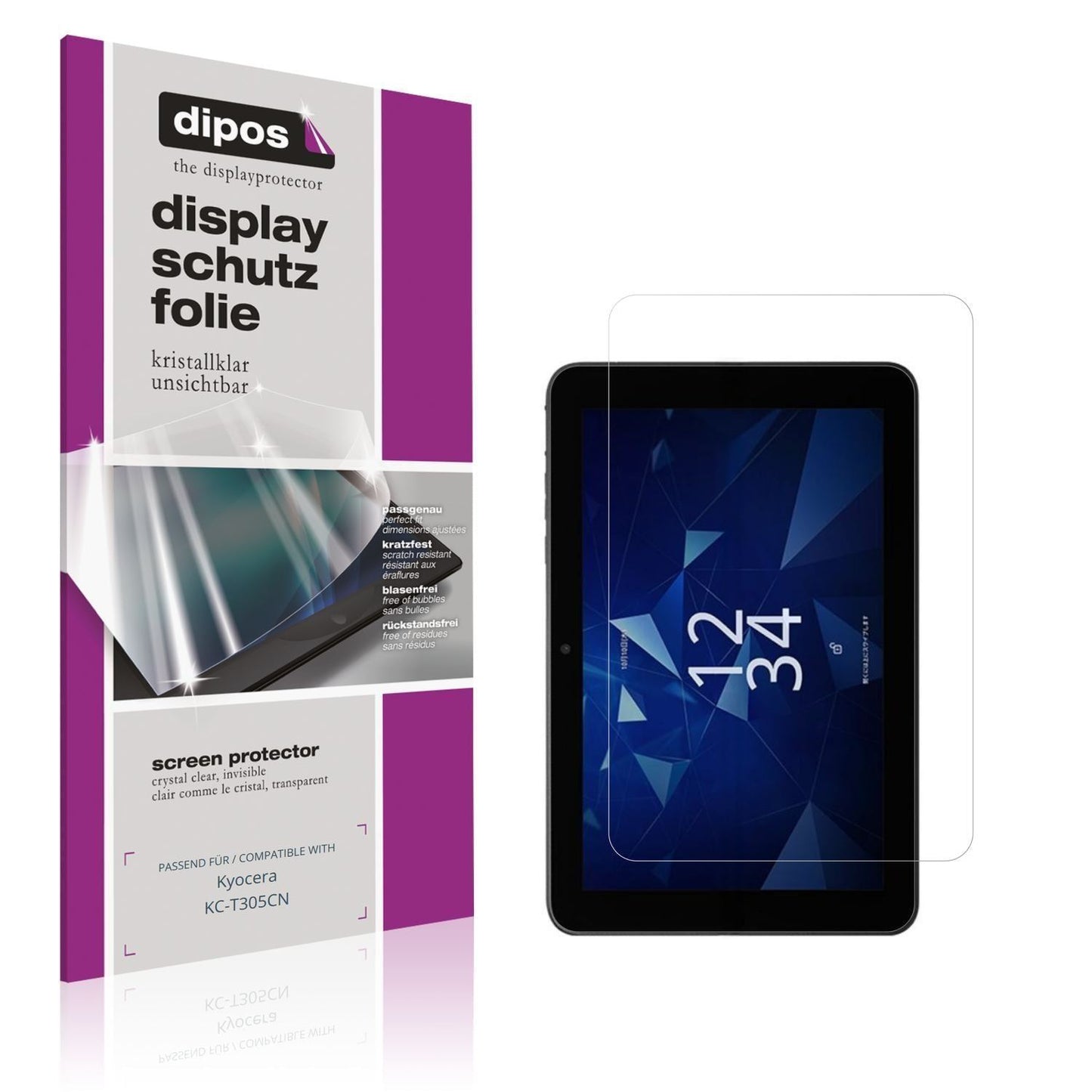 2x Schutzfolie klar für Kyocera KC-T305CN Display- (1)