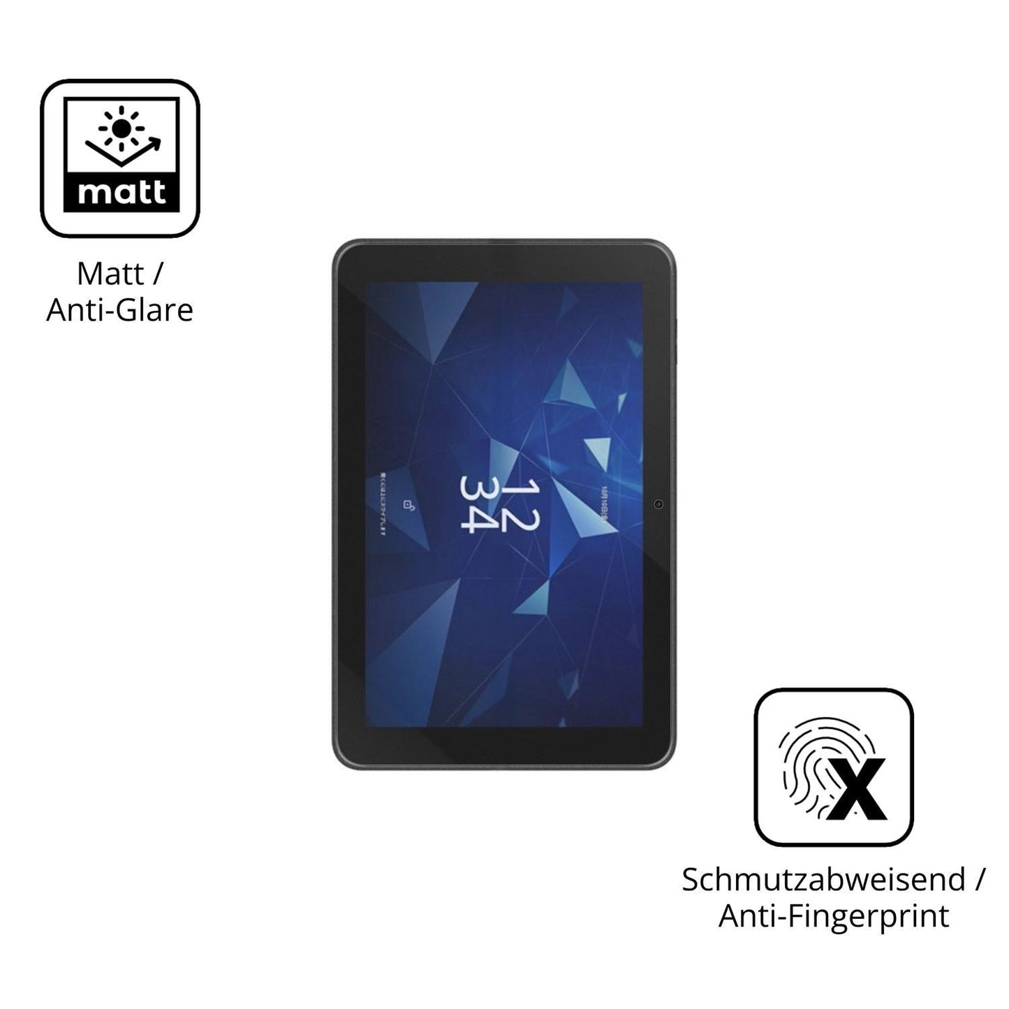 2x Schutzfolie matt für Kyocera KC-T308 Display-Sc (5)